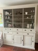 Buffet/vaisselier en bois massif, Huis en Inrichting, Kasten | Buffetkasten, Ophalen, 200 cm of meer, Eikenhout, Zo goed als nieuw