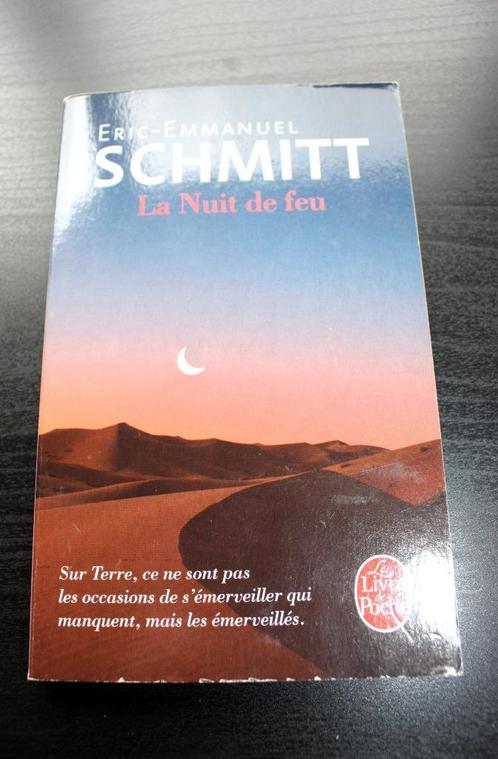 Roman - La nuit de feu - Eric-Emmanuel Schmitt - bon état, Boeken, Literatuur, Zo goed als nieuw, België, Ophalen of Verzenden
