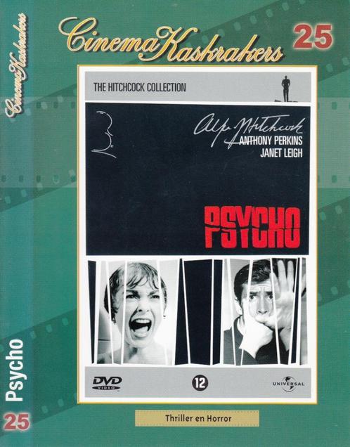 Psycho (1960) Anthony Perkins - Janet Leigh, CD & DVD, DVD | Thrillers & Policiers, Utilisé, Thriller surnaturel, À partir de 12 ans