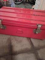coffre métal, Huis en Inrichting, Woonaccessoires | Kisten, Ophalen, Gebruikt, 50 tot 100 cm, 50 tot 75 cm