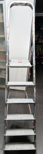 Ladder met 6 treden, Doe-het-zelf en Bouw, Ladders en Trappen, Ophalen, Gebruikt