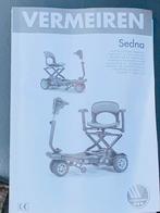Scootmobiel Vermeiren Sedna Opvouwbaar  Lichtgewicht scooter, Diversen, Ophalen of Verzenden, Inklapbaar, Zo goed als nieuw, Elektrische rolstoel