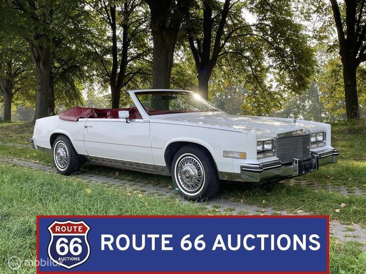 Cadillac Eldorado Cabriolet | 1984 | Route 66 Auctions, Auto's, Oldtimers, Bedrijf, Te koop, Cadillac, Benzine, Overige carrosserie
