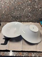 Saladeschalen Alessi KU White Porcelain 32 cm, Ophalen, Zo goed als nieuw, Porselein