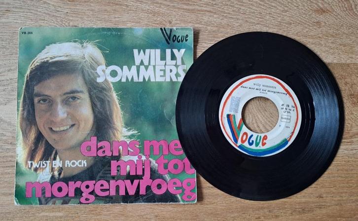 Willy Sommers - Dans Met Mij Tot Morgenvroeg, Cd's en Dvd's, Vinyl Singles, Gebruikt, Single, Nederlandstalig, 7 inch, Ophalen of Verzenden