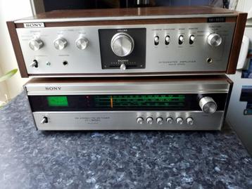 SONY TA - 1010 (VERSTERKER) + ST - 5055 L ( FM -TUNER) 