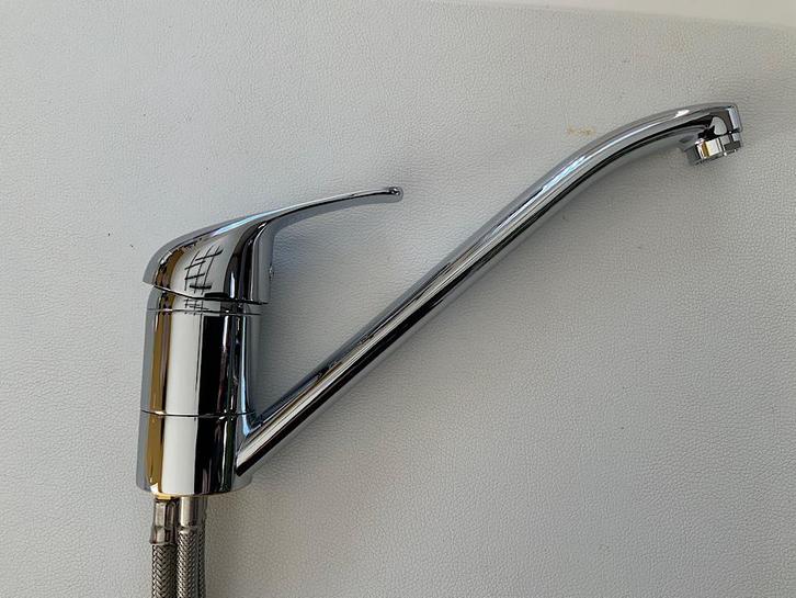 Kraan met 3 buizen, Doe-het-zelf en Bouw, Sanitair, Nieuw, Kraan, Chroom, Ophalen of Verzenden