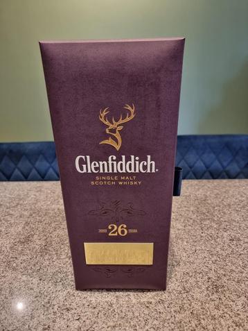 Glenfiddich excellence boxset van 26 jaar oud beschikbaar voor biedingen