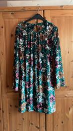 Fluwelen Groen kleed bloemen julie mode maat Xl, Kleding | Dames, Jurken, Ophalen of Verzenden, Zo goed als nieuw