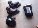 rolverstelbare schoenmaat 35 - 38 met helm en beschermingen, Sport en Fitness, Skeelers, Overige merken, Verstelbaar, Ophalen of Verzenden