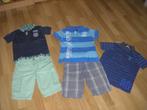 2 shorts + 3 polo's (alles maat 122), Kinderen en Baby's, Kinderkleding | Maat 122, Jongen, Ophalen of Verzenden, Zo goed als nieuw