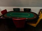 Pokertafel met stoelen, Hobby en Vrije tijd, Ophalen of Verzenden