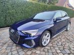 Audi A3 35 TFSI ACT S-line B&O (bj 2021), Auto's, Voorwielaandrijving, 4 cilinders, Blauw, Leder