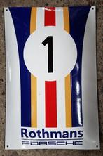 Porsche rothmans emaille reclame bord decoratie borden kado, Comme neuf, Enlèvement ou Envoi, Panneau publicitaire