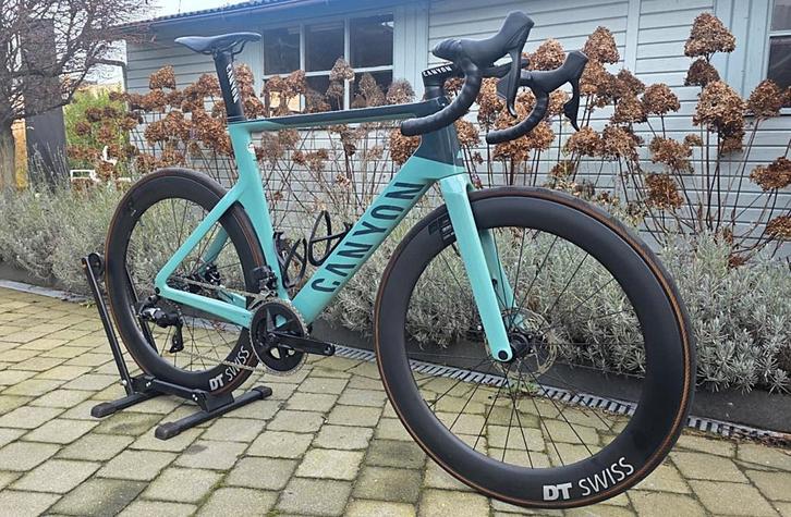 Canyon Aeroad CF SLX 7 Rival AXS + Powermeter, Fietsen en Brommers, Fietsen | Racefietsen, Zo goed als nieuw, Carbon, 57 tot 61 cm