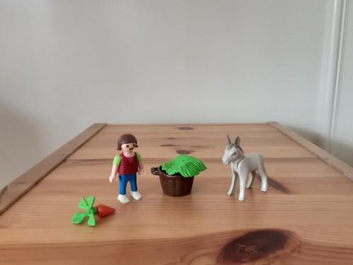 Playmobil meisje en ezeltje - compleet, Kinderen en Baby's, Speelgoed | Playmobil, Zo goed als nieuw, Complete set, Ophalen of Verzenden