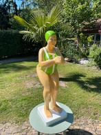 Duikende dame jacuzzi tuin, zwembad, vijver 115cm, Tuin en Terras, Ophalen, Nieuw, Kunststof, Mensenbeeld