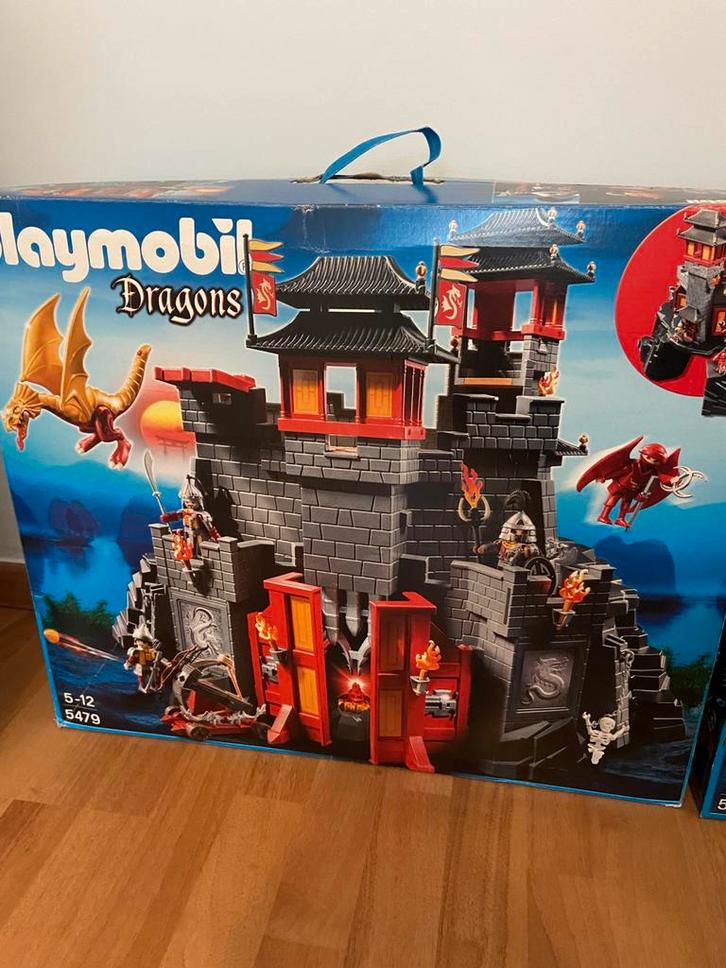 Playmobil drakenkasteel 5479 en 5480, Kinderen en Baby's, Speelgoed | Playmobil, Ophalen