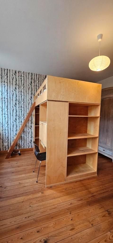 Hoogslaper voor kinderen>einde adolescentie., Huis en Inrichting, Slaapkamer | Bedden, Nieuw, Ophalen
