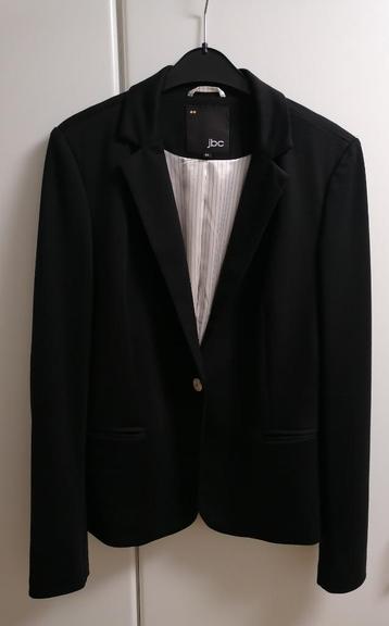 Zwart getailleerde blazer, maat 44