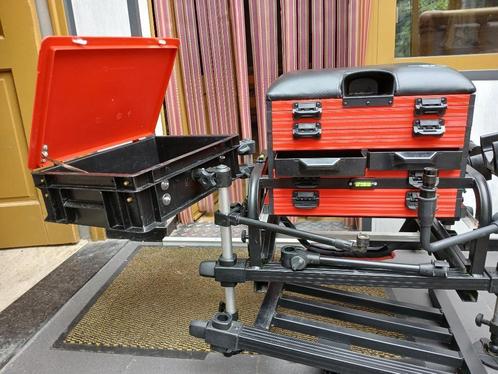 Uitgebreid Visstation, Watersport en Boten, Hengelsport | Witvissen, Zo goed als nieuw, Complete set, Ophalen of Verzenden
