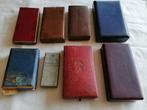 8 anciennes boîtes pour médailles, Collections, Enlèvement ou Envoi, Armée de terre, Ruban, Médaille ou Ailes