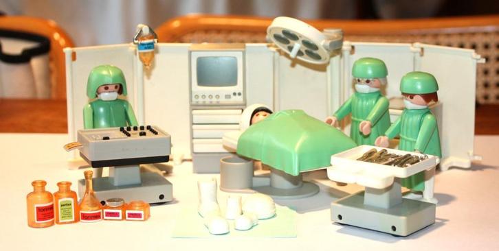 Playmobil 3459 Operatiekamer / Ziekenhuis (vintage 1985), Kinderen en Baby's, Speelgoed | Playmobil, Gebruikt, Complete set, Ophalen of Verzenden