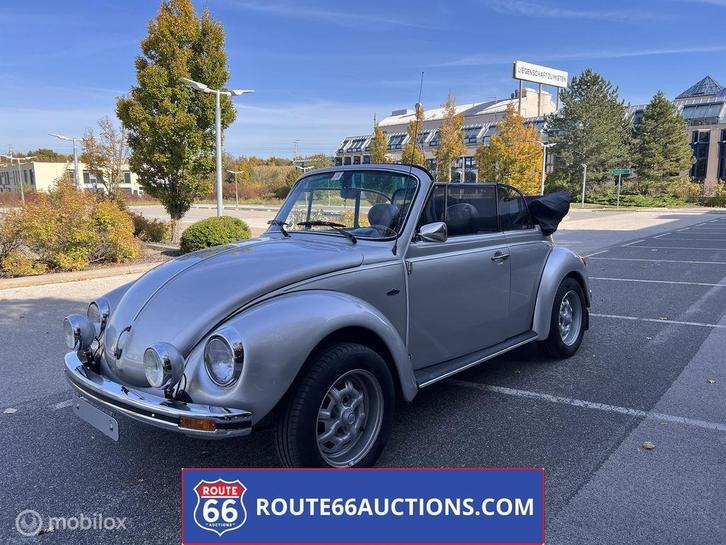 Volkswagen Beetle Cabriolet | 1975 | Route 66 Auctions, Auto's, Oldtimers, Bedrijf, Te koop, Volkswagen, Benzine, Overige carrosserie