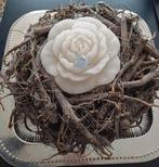 Mooie krans met kaars in als decoratie, Maison & Meubles, Accessoires pour la Maison | Couronnes, Enlèvement ou Envoi