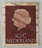 postzegel Nederland 1953-1967 10 cent (NL0006), Enlèvement ou Envoi, Après 1940, Affranchi