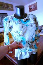 fantastisch tweedelige chic liche blouse op zilveren shirt, Vêtements | Femmes, Blouses & Tuniques, Taille 38/40 (M), Vintage Italy