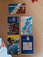Set van 5 telefoonkaarten van de Tour de France, Verzamelen, Telefoonkaarten, Ophalen of Verzenden