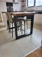 Landelijke tafel met 4 stoelen, Huis en Inrichting, Ophalen, Gebruikt, Landelijk, Vier personen