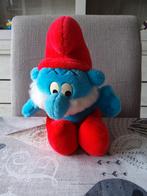 Grote Smurf knuffel, Verzamelen, Smurfen, Gebruikt, Ophalen of Verzenden, Poppetje, Figuurtje of Knuffel, Grote Smurf