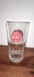 Brasserie bier antiek glas BBC Caulier, Verzamelen, Ophalen of Verzenden, Gebruikt, Glas of Glazen, Overige merken