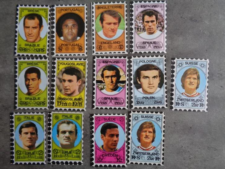 VANDERHOUT VOETBAL PRENTEN PLAATJES BEGIN JAREN 70, Verzamelen, Stickers, Ophalen of Verzenden