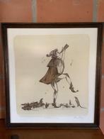 Tekening de rattenvanger gesigneerd, Ophalen