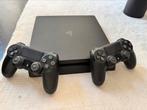Playstation 4 + 2 controllers + 2 spellen, Games en Spelcomputers, Spelcomputers | Sony PlayStation 4, Ophalen, Zo goed als nieuw