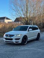 Touareg II R-line V6 3.0TDi, Auto's, Volkswagen, Automaat, Zwart, Wit, Leder