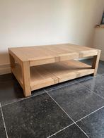 Eiken salontafel, Huis en Inrichting, Tafels | Salontafels, Ophalen, 100 tot 150 cm, Eikenhout, 50 tot 100 cm