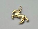 Vintage gouden paard hanger. 2025/636, Verzenden, Zo goed als nieuw, Goud, Goud