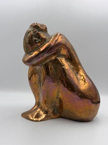 Michel - brons beeld, Antiek en Kunst, Ophalen, Brons