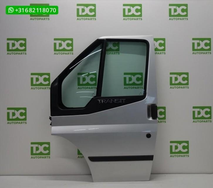 Ford Transit ('06-'13) Voorportier links grijs, Auto-onderdelen, Carrosserie, Deur, Ford, Voor, Links, Gebruikt, Ophalen of Verzenden