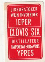 LIK 161 / S K IEPER CLOVIS SIX YPRES   ROOD WIT, Verzamelen, Speelkaarten, Jokers en Kwartetten, Verzenden, Nieuw, Speelkaart(en)