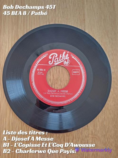 Bob Dechamps Djosef a messe 45T, CD & DVD, Vinyles Singles, Utilisé, Maxi single, 7 pouces, Enlèvement ou Envoi