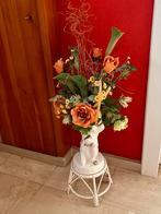 Bloemstuk met kunstbloemen 90 cm, Ophalen, Zo goed als nieuw