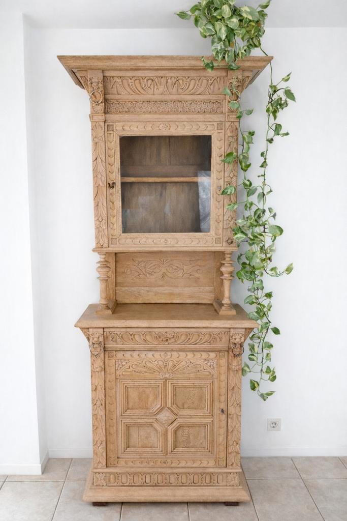 Mechelse kast gezandstraald, Antiquités & Art, Antiquités | Meubles | Armoires, Enlèvement