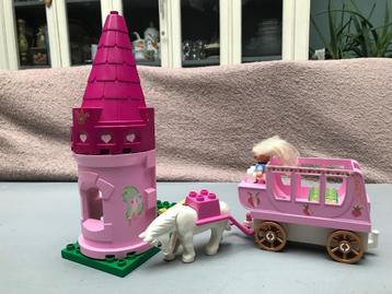 Duplo princes met koets en toren (Art. 4821)