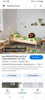 Lit enfant IKEA SNIGLAR avec matelas et parures de draps, Enlèvement ou Envoi, Comme neuf