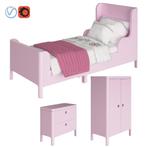IKEA busunge roze, Ophalen, Gebruikt